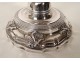 Pair of silver candlesticks from the Farmers General Paris MA. Leroy 1780