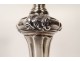 Pair of silver candlesticks from the Farmers General Paris MA. Leroy 1780