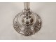 Pair of silver candlesticks from the Farmers General Paris MA. Leroy 1780