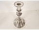 Pair of silver candlesticks from the Farmers General Paris MA. Leroy 1780