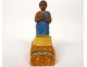 Offering box child beggar painted plaster Jesus church room late 19th century