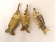 Okimono statuette wood ivory fisherman fish basket Japan Meiji signed XIXth