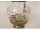 Louis XV crystal ewer, solid silver, Minerva H. Lapeyre Art Nouveau, 19th century