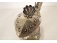 Louis XV crystal ewer, solid silver, Minerva H. Lapeyre Art Nouveau, 19th century