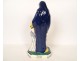 Henriot Quimper earthenware sculpture Saint Anne Virgin Mary child Brittany 20th century