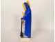 Henriot Quimper Porson earthenware statuette, Saint Anne of the Bretons, anchor, 20th century