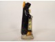 Henriot Quimper Porson earthenware statuette, Saint Anne of the Bretons, anchor, 20th century