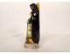 Henriot Quimper Porson earthenware statuette, Saint Anne of the Bretons, anchor, 20th century
