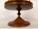 Antique spool holder, turned wood, 19th century sewing collection