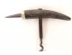 Antique 19th century steel horn corkscrew