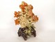 Chinese stone sculpture of bacon bouquet of flowers foliage China late 19th century