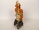 Chinese stone sculpture of bacon bouquet of flowers foliage China late 19th century