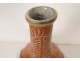 Arita porcelain vase Japan Hichozan Shinpo Monzaemon bat 19th century