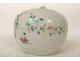 Chinese porcelain covered pot butterfly bird flowers peonies 19th century
