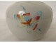Chinese porcelain covered pot butterfly bird flowers peonies 19th century