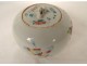 Chinese porcelain covered pot butterfly bird flowers peonies 19th century