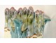 Asparagus dish, artichoke drainer, barbotine, Lunéville, early 20th century