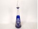 Baccarat Saint-Louis cobalt blue cut crystal wine decanter, early 20th century