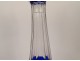 Baccarat Saint-Louis cobalt blue cut crystal wine decanter, early 20th century