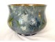 Impressionist earthenware flowerpot Montigny sur Loing bouquet of flowers 19th century