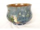 Impressionist earthenware flowerpot Montigny sur Loing bouquet of flowers 19th century