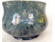Impressionist earthenware flowerpot Montigny sur Loing bouquet of flowers 19th century