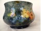 Impressionist earthenware flowerpot Montigny sur Loing bouquet of flowers 19th century