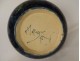 Impressionist earthenware flowerpot Montigny sur Loing bouquet of flowers 19th century