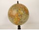 Terrestrial globe world map Geographer Maison Forest 17 rue Buci Paris XXème