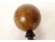 Small terrestrial globe world map J. Lebègue &amp; Cie Paris Napoleon III 19th century