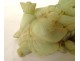 Chinese jade sculpture, green jadeite, laughing Buddha, Xuande signature, 19th century
