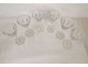 6 Baccarat cut crystal Rhine wine stemmed glasses, Harcourt model, 20th century