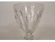 Baccarat France cut crystal water glass, Harcourt model, 20th century