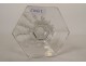 Baccarat France cut crystal water glass, Harcourt model, 20th century