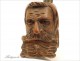 Character carved briar pipe Zouave Orientalist 19th