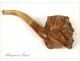 Character carved briar pipe Zouave Orientalist 19th