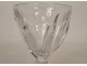 Baccarat France cut crystal water glass, Harcourt model, 20th century