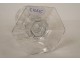 Baccarat France cut crystal water glass, Harcourt model, 20th century