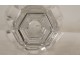 Baccarat France cut crystal water glass, Harcourt model, 20th century