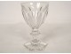 Baccarat France cut crystal water glass, Harcourt model, 20th century