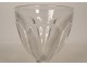 Baccarat France cut crystal water glass, Harcourt model, 20th century