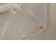 Baccarat France cut crystal water glass, Harcourt model, 20th century