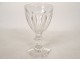 Baccarat France cut crystal water glass, Harcourt model, 20th century