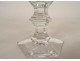 Baccarat France cut crystal water glass, Harcourt model, 20th century