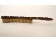 Crumb collector table shovel carved wood Black Forest oak acorns 19th century