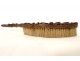 Crumb collector table shovel carved wood Black Forest oak acorns 19th century