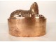 Alsatian copper sheep cake mold Koessler Strasbourg 19th century