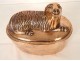 Alsatian copper sheep cake mold Koessler Strasbourg 19th century