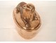 Alsatian copper sheep cake mold Koessler Strasbourg 19th century