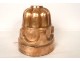 Antique copper cake mold, 19th century kitchen
